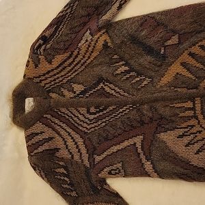 Martinique dubrowsky and perlbinder sweater coat, size L